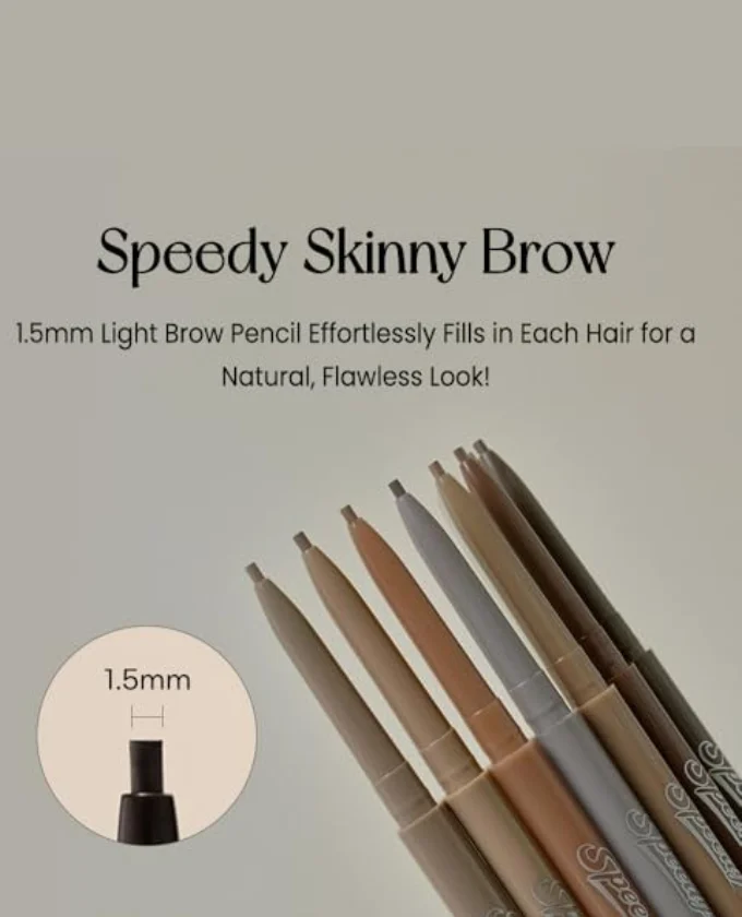 Peripera Speedy Skinny Brow #02 Dark Brown - Image 2