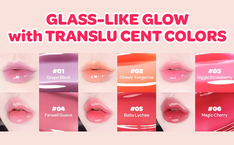 Colorgram Fruity Glass Gloss 04 Farewell Guava - Image 2