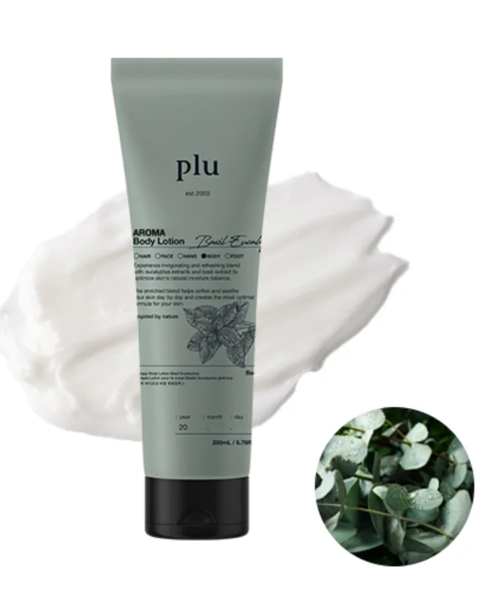 Plu Aroma Body Lotion Basil Eucalyptus