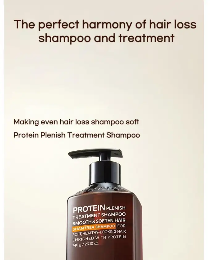 HeadSpa 7 Protein Plenish Treatment Shampoo 740g 1Pc - Image 2