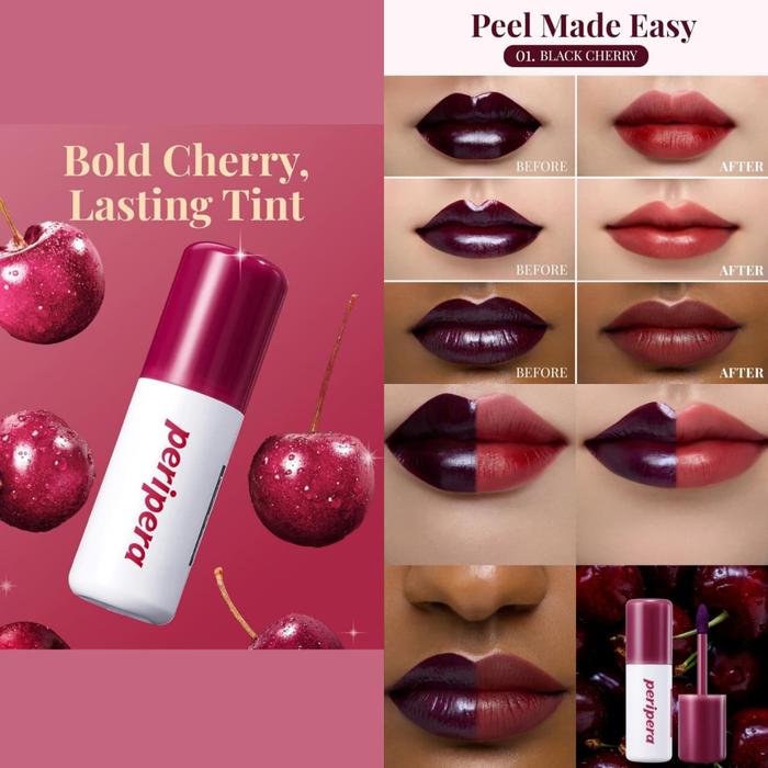 Peripera Ink Peel Off Lip Stain Black Cherry - Image 2
